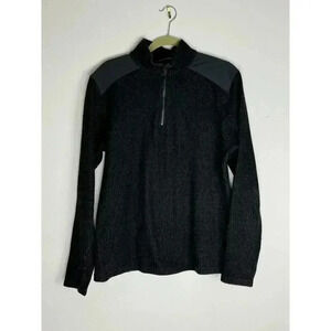 KUHL CHIANTI FLEECE GRAY SIZE MEDIUM WOOL BLEND MENS